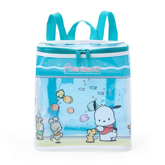 Blue Hello Kitty Pochacco Clear View Kids Backpack | NZ_HK32342