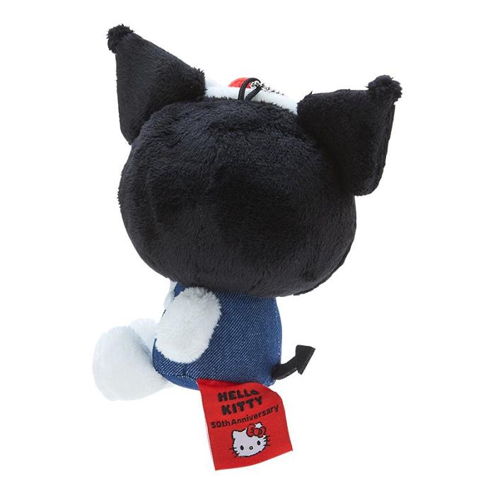 Blue / Black Hello Kitty Kuromi Mascot Keychain Plush (Hello, Everyone! Series) | NZ_HK55448