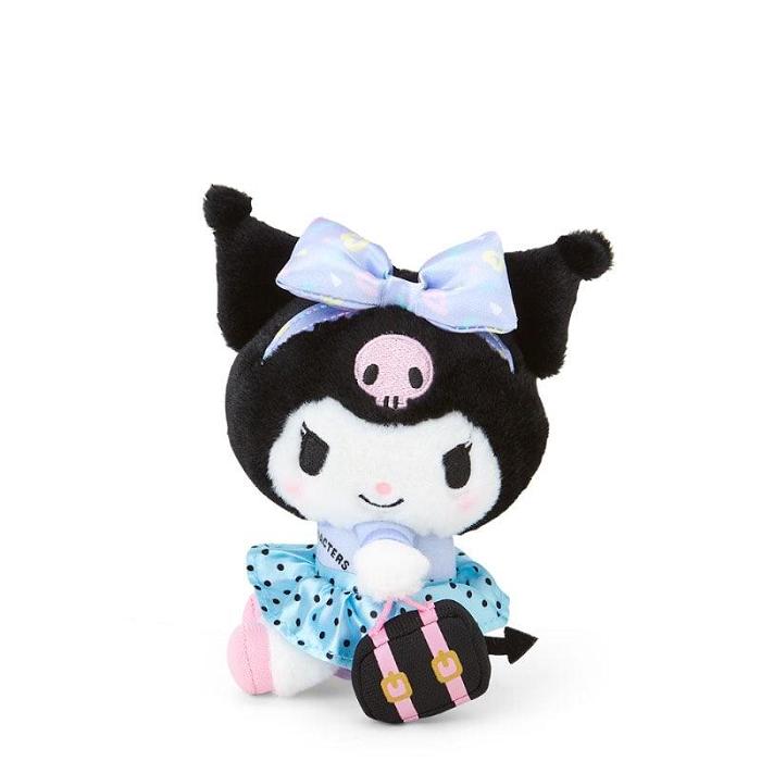 Blue / Black Hello Kitty Kuromi Plush Mascot Keychain (Day at the Funfair Series) | NZ_HK47455