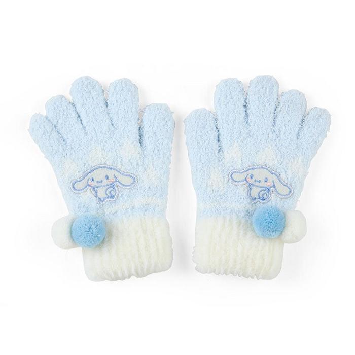 Blue / White Hello Kitty Cinnamoroll Kids Cozy Gloves | NZ_HK61957