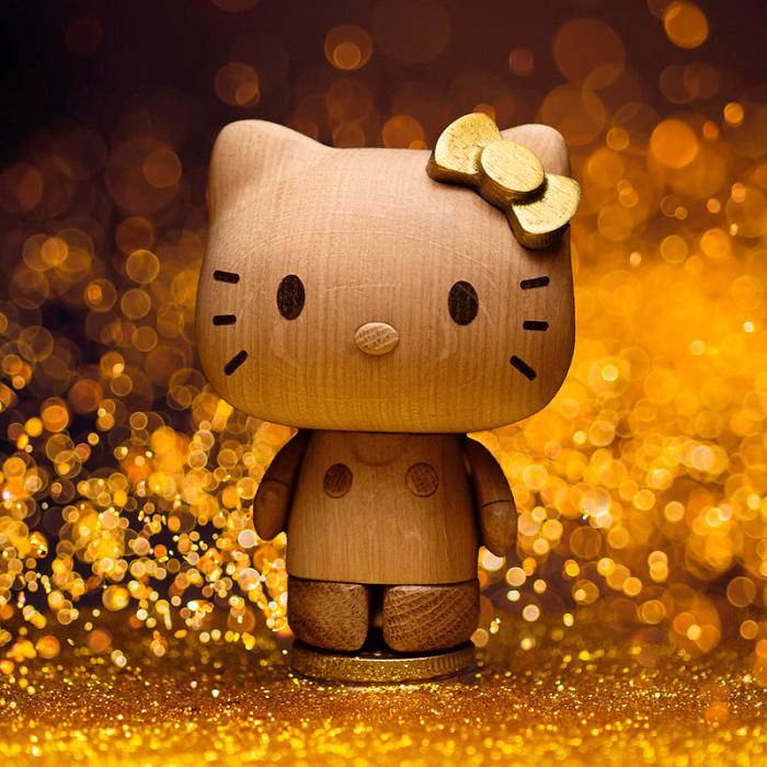 Brown Hello Kitty Hello Kitty x Boyhood Limited Edition Oak Figurine (50th Anniversary) | NZ_HK28577