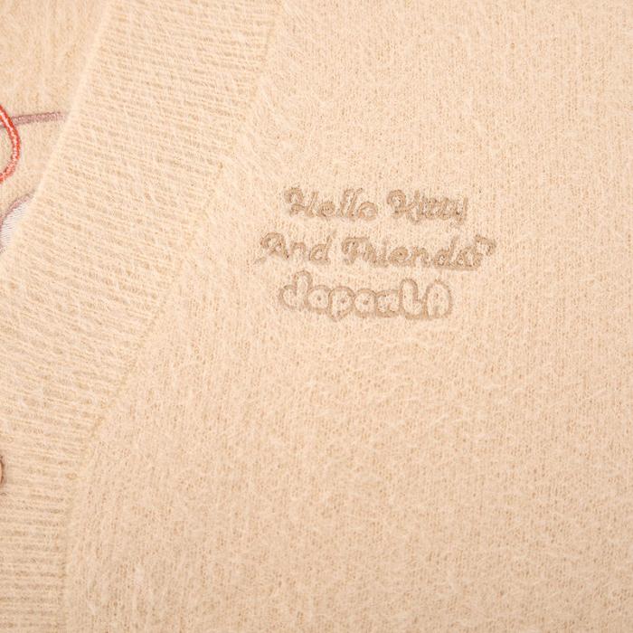 Cream Hello Kitty Hello Kitty Cozy Kuma JapanLA Cardigan | NZ_HK27139