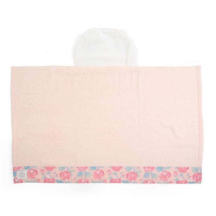 Cream Hello Kitty Sanrio Baby Hello Kitty Hooded Bath Wrap | NZ_HK59479