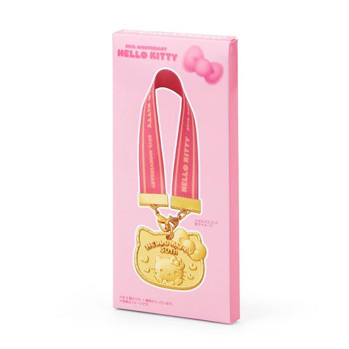 Gold Hello Kitty Hello Kitty 50th Anniv. Blind Box Mini-Medal Charm | NZ_HK21786