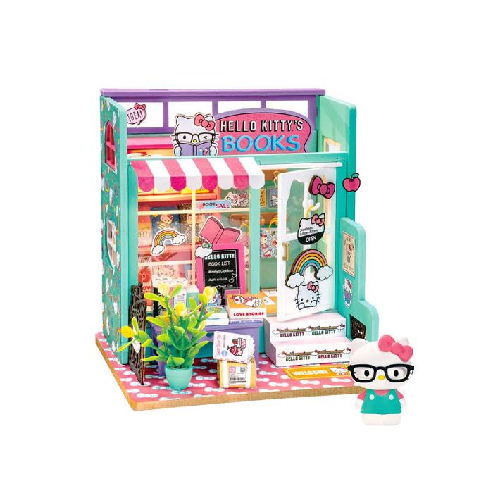 Green Hello Kitty Hello Kitty DIY Miniature Bookstore | NZ_HK63229