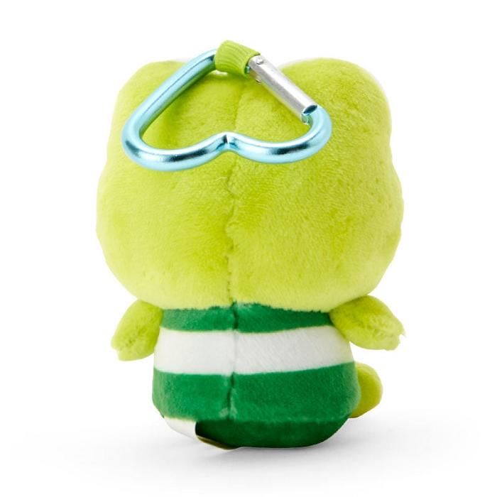 Green Hello Kitty Keroppi Plush Mascot All My Heart Keychain | NZ_HK10667