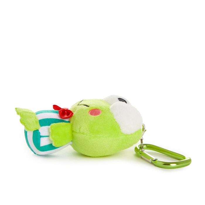 Green Hello Kitty Keroppi Plush Mascot Carabiner | NZ_HK81749