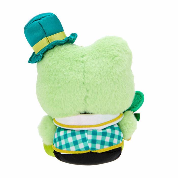 Green Hello Kitty Keroppi Plush Mascot Keychain (Love You More Series) | NZ_HK97117