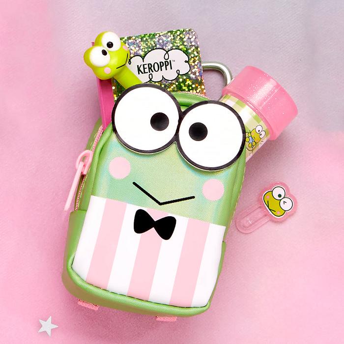 Green Hello Kitty Keroppi Real Littles Micro Backpack | NZ_HK14880