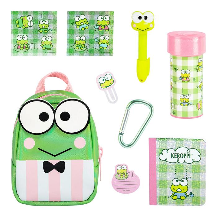 Green Hello Kitty Keroppi Real Littles Micro Backpack | NZ_HK14880