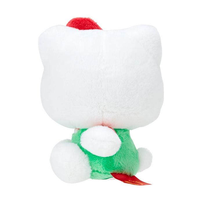 Green / Red Hello Kitty Hello Kitty 50th Anniv. Plush Mascot (Green Overalls) | NZ_HK85801