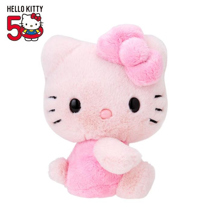 Pink Hello Kitty Hello Kitty 50th Anniv. Plush Mascot (Blushing Pink) | NZ_HK62749