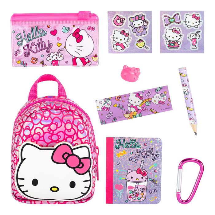 Pink Hello Kitty Hello Kitty Hot Pink Real Littles Micro Backpack | NZ_HK99097