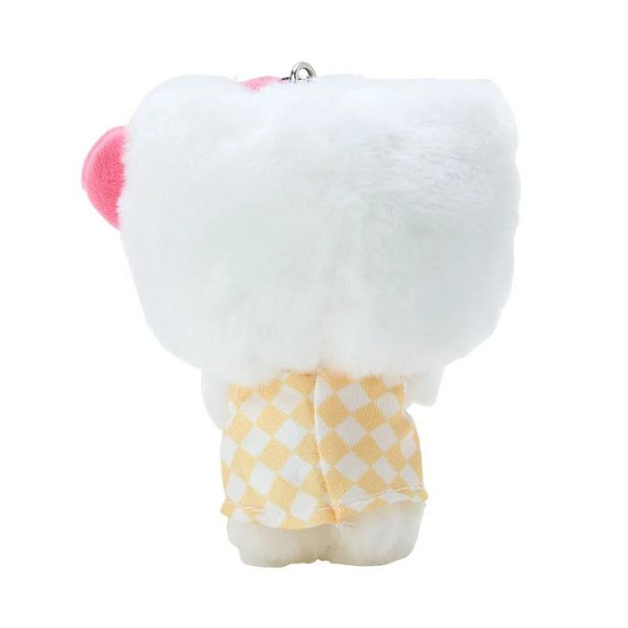 Pink Hello Kitty Hello Kitty Plush Mascot Keychain (Pastel Check Series) | NZ_HK41465