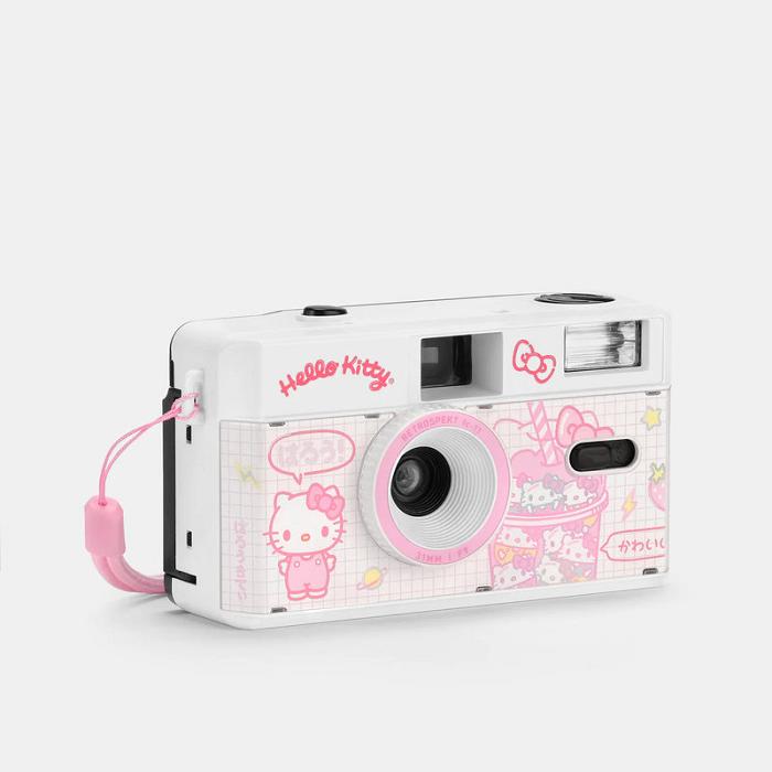 Pink Hello Kitty Hello Kitty Strawberry Shake 35mm Camera | NZ_HK85867