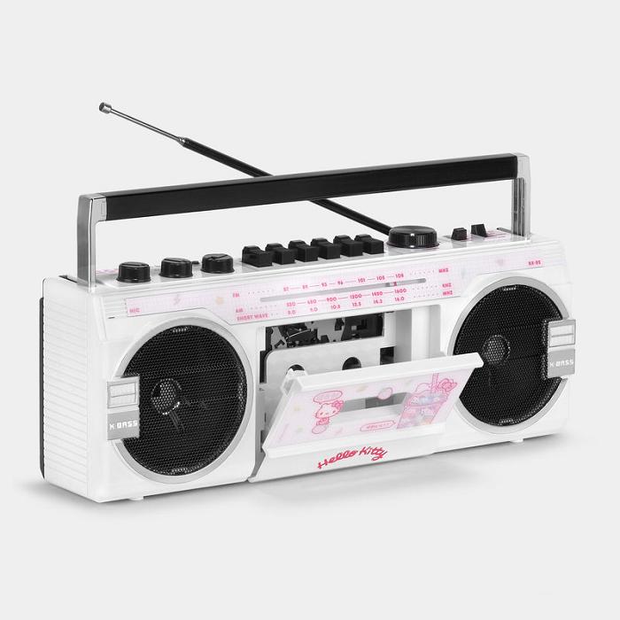 Pink Hello Kitty Hello Kitty Strawberry Kawaii BX-85 Bluetooth Cassette Player Boombox | NZ_HK60842