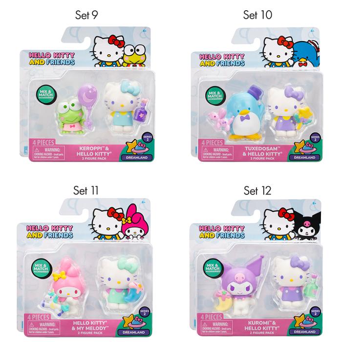 Pink Hello Kitty Hello Kitty and Friends 2-pc Figure Pack (Series 2: Dreamland) | NZ_HK82822