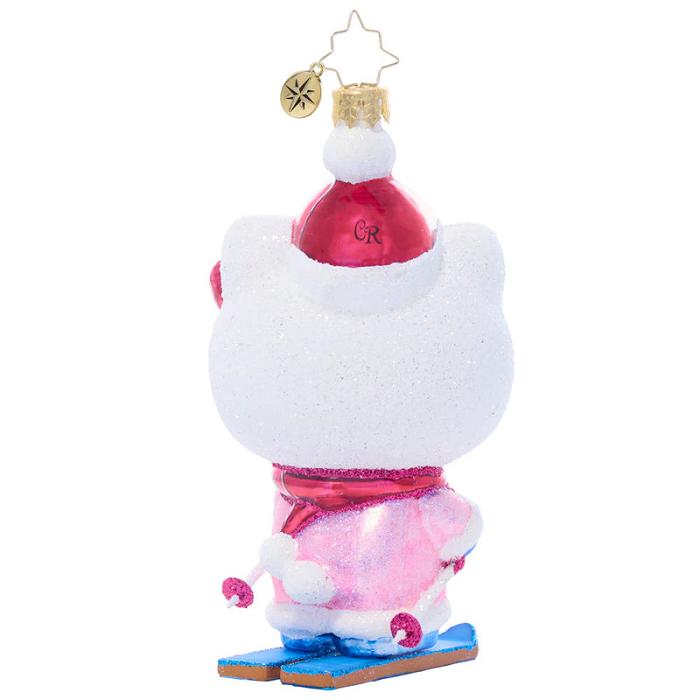 Pink Hello Kitty Hello Kitty x Christopher Radko Handmade Glass Ornament (Aspen Adventure) | NZ_HK21618