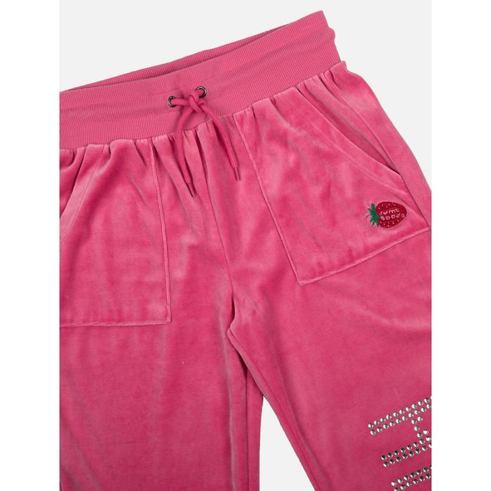 Pink Hello Kitty Hello Kitty x Dumbgood Velour Track Pants (50th Anniv.) | NZ_HK28552