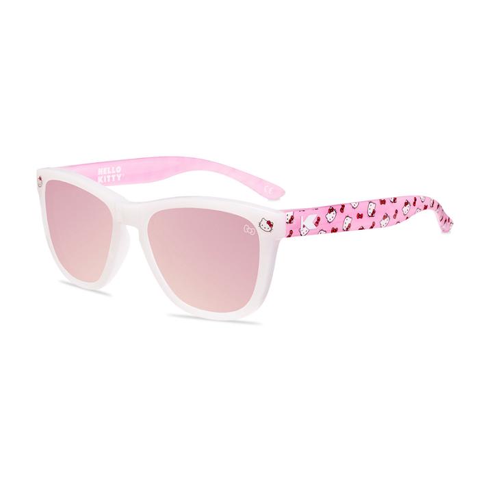 Pink Hello Kitty Hello Kitty x Knockaround Kids Pink Sunglasses (Premiums) | NZ_HK20450