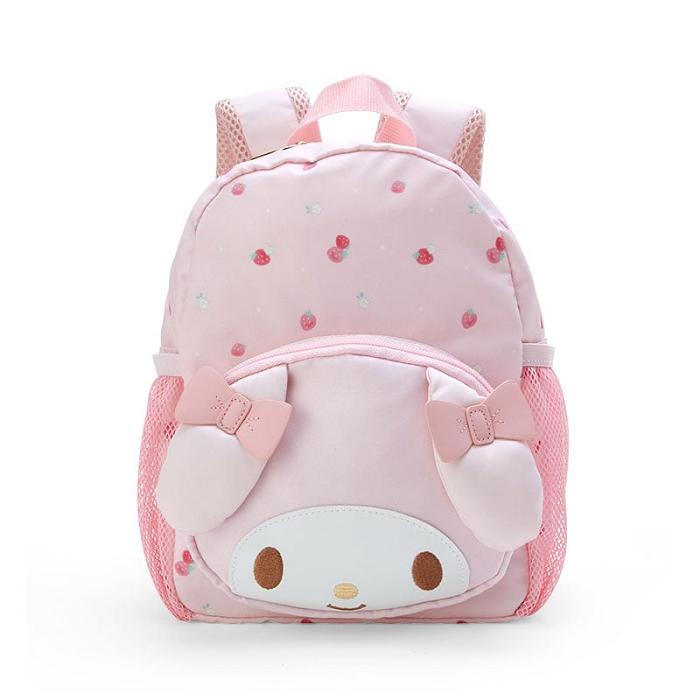 Pink Hello Kitty My Melody Face Kids Backpack | NZ_HK72458