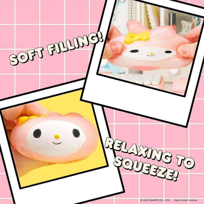 Pink Hello Kitty My Melody Mochi SquiSHU (Series 2) | NZ_HK24332