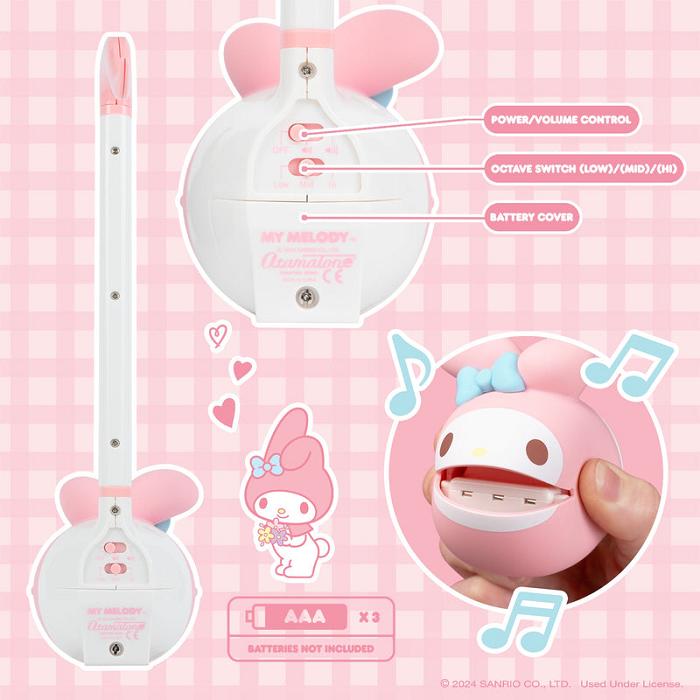 Pink Hello Kitty My Melody Otamatone Musical Toy | NZ_HK50717