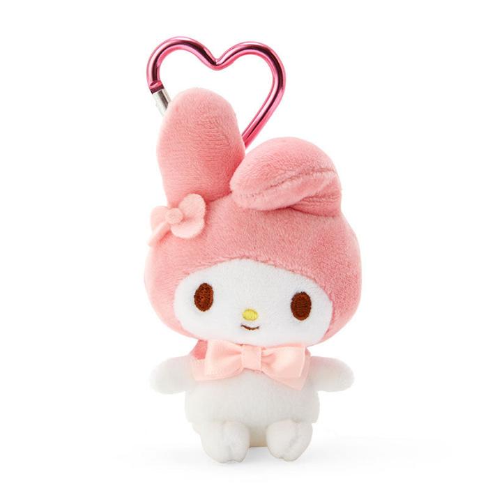 Pink Hello Kitty My Melody Plush Mascot All My Heart Keychain | NZ_HK40842