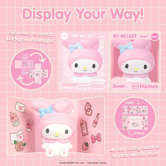 Pink Hello Kitty My Melody SquiSHU (Series Buddy 002) | NZ_HK88600