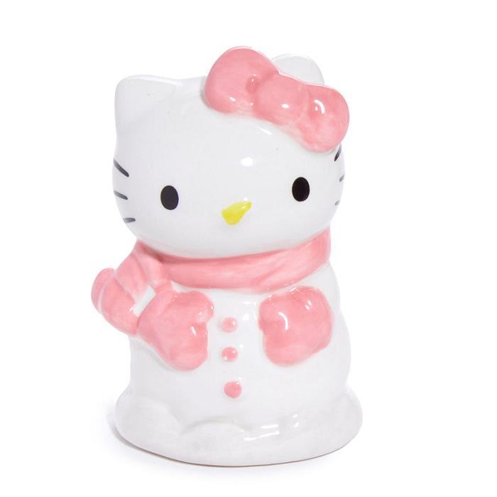 Pink / Blue Hello Kitty Hello Kitty Ceramic Holiday Salt & Pepper Set (Snow Play) | NZ_HK50766