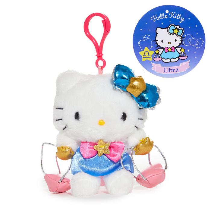 Pink / Blue Hello Kitty Hello Kitty Libra Mascot Clip (Zodiac Series) | NZ_HK81575