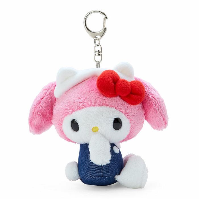 Pink / Blue Hello Kitty My Melody Mascot Keychain Plush (Hello, Everyone! Series) | NZ_HK23733