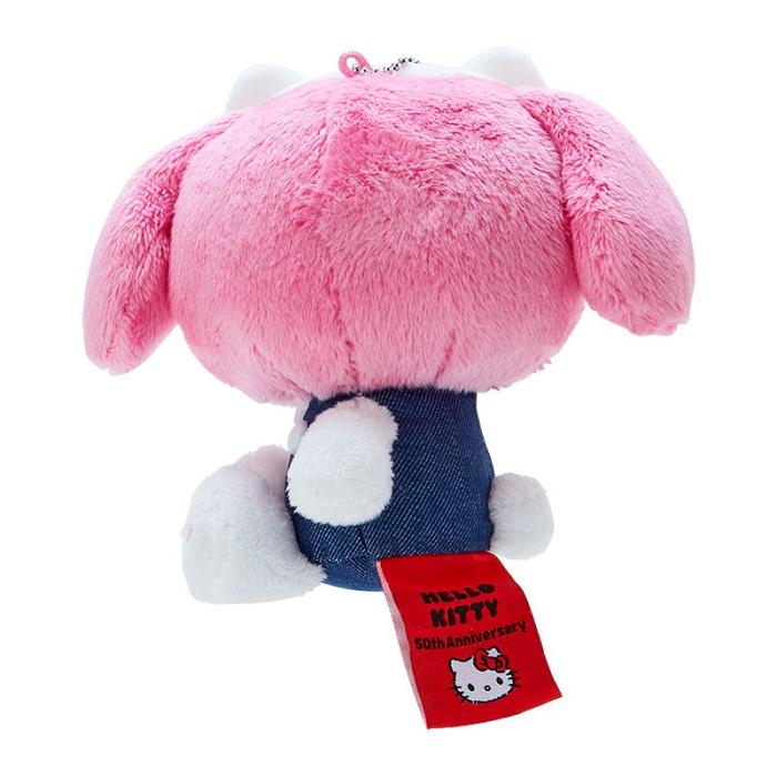 Pink / Blue Hello Kitty My Melody Mascot Keychain Plush (Hello, Everyone! Series) | NZ_HK23733