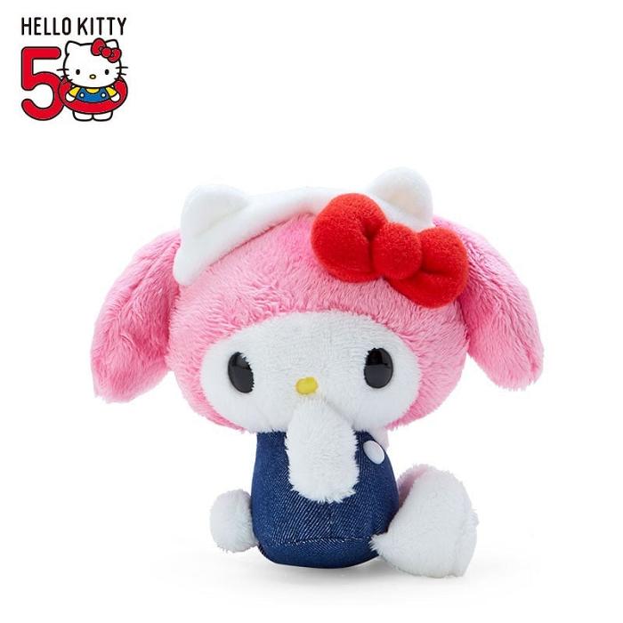 Pink / Blue Hello Kitty My Melody Mascot Keychain Plush (Hello, Everyone! Series) | NZ_HK23733