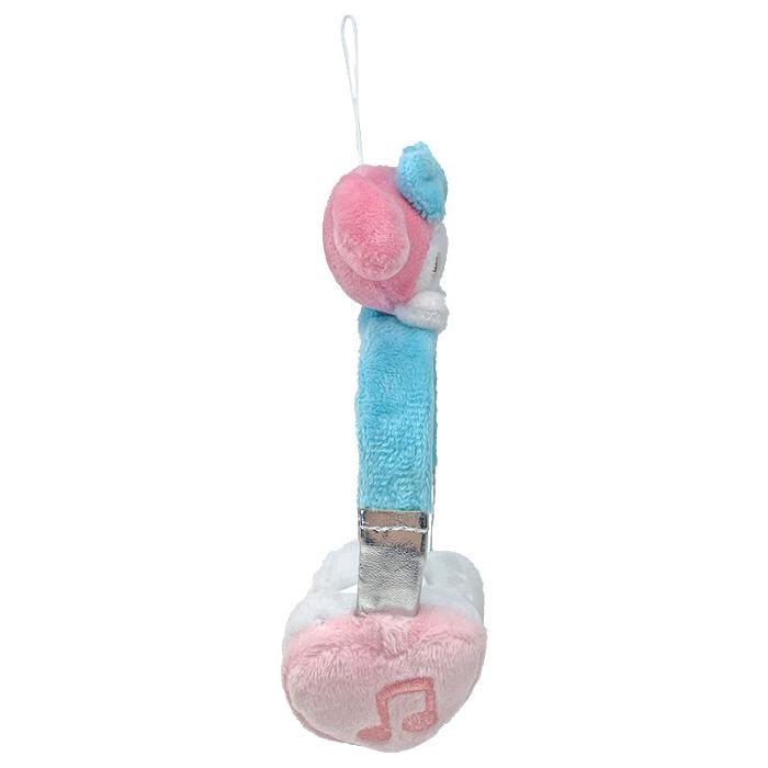 Pink / Blue Hello Kitty My Melody Plush Headphones Bag Charm | NZ_HK32918