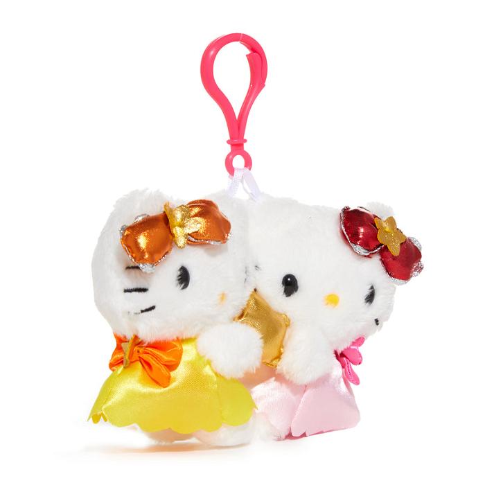 Pink / Yellow Hello Kitty Hello Kitty Gemini Mascot Clip (Zodiac Series) | NZ_HK52891