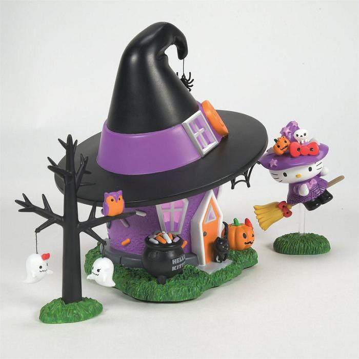 Purple Hello Kitty Hello Kitty's Halloween Witch Tower Figurine Set | NZ_HK62309