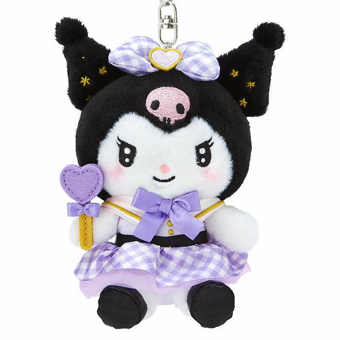 Purple Hello Kitty Kuromi Plush Mascot Keychain (Love You More Series) | NZ_HK45399