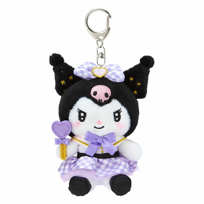 Purple Hello Kitty Kuromi Plush Mascot Keychain (Love You More Series) | NZ_HK45399