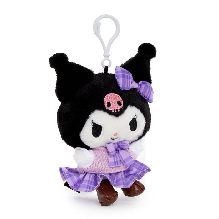 Purple / Black Hello Kitty Kuromi Mascot Clip (Uniform Series) | NZ_HK41555