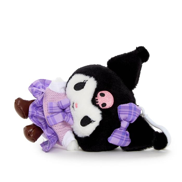 Purple / Black Hello Kitty Kuromi Mascot Clip (Uniform Series) | NZ_HK41555