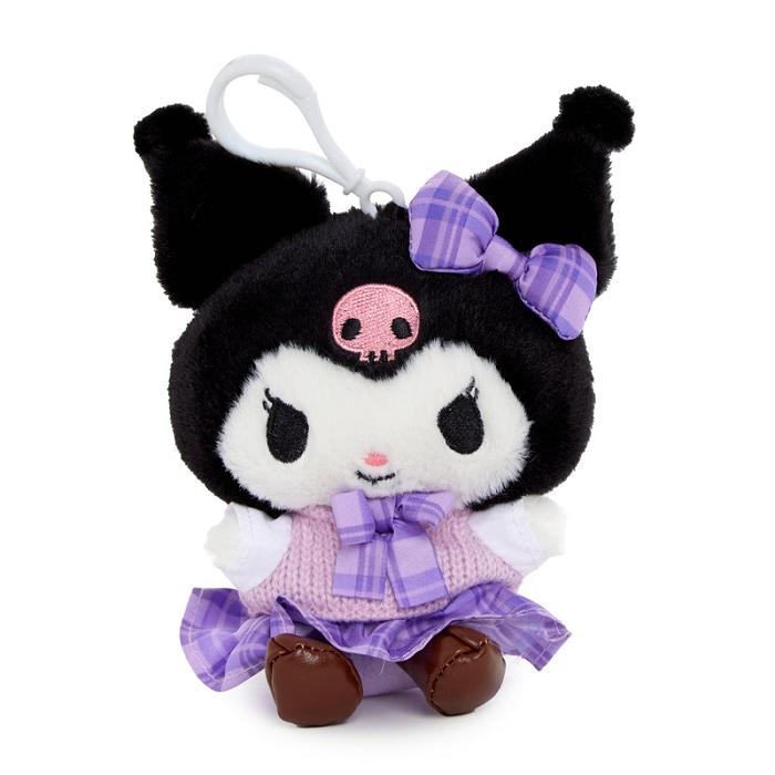 Purple / Black Hello Kitty Kuromi Mascot Clip (Uniform Series) | NZ_HK41555