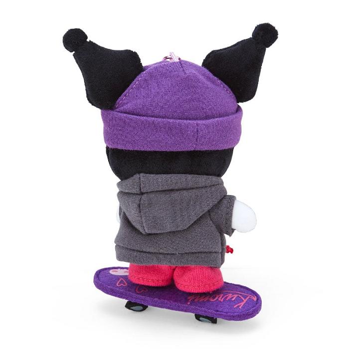 Purple / Grey Hello Kitty Kuromi Plush Mascot Keychain (Sk8r Squad Series) | NZ_HK19291