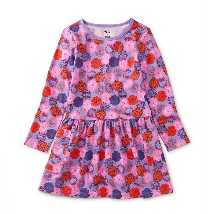 Purple / Pink Hello Kitty Tea Collection x Hello Kitty Pocket Dress | NZ_HK63471