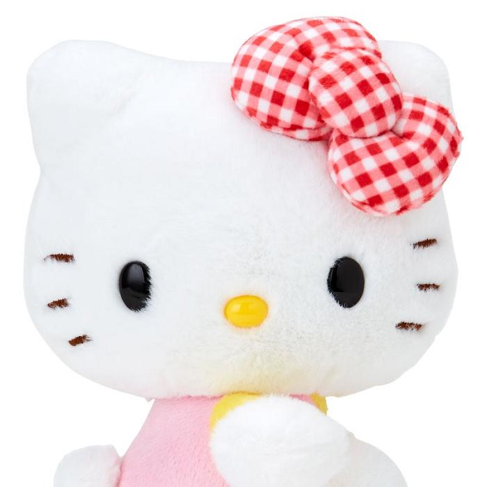 Red Hello Kitty Hello Kitty 50th Anniv. Plush Mascot (Red Gingham Bow) | NZ_HK11214