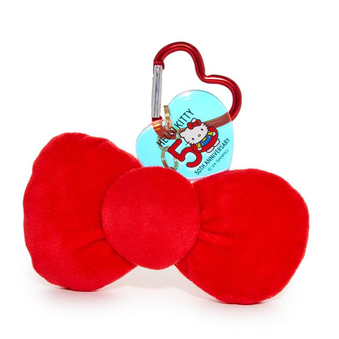 Red Hello Kitty Hello Kitty 50th Anniversary Bow Plush Mascot (2018) | NZ_HK98460