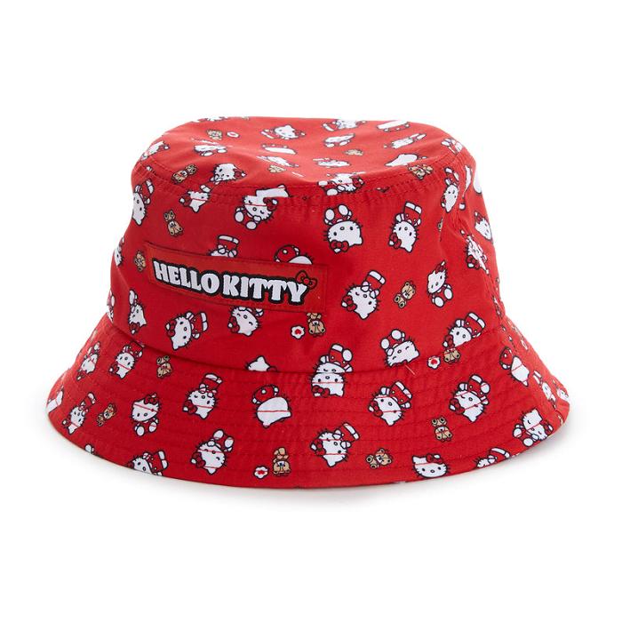 Red Hello Kitty Hello Kitty Kids Bucket Hat (Ruby Red Series) | NZ_HK36936