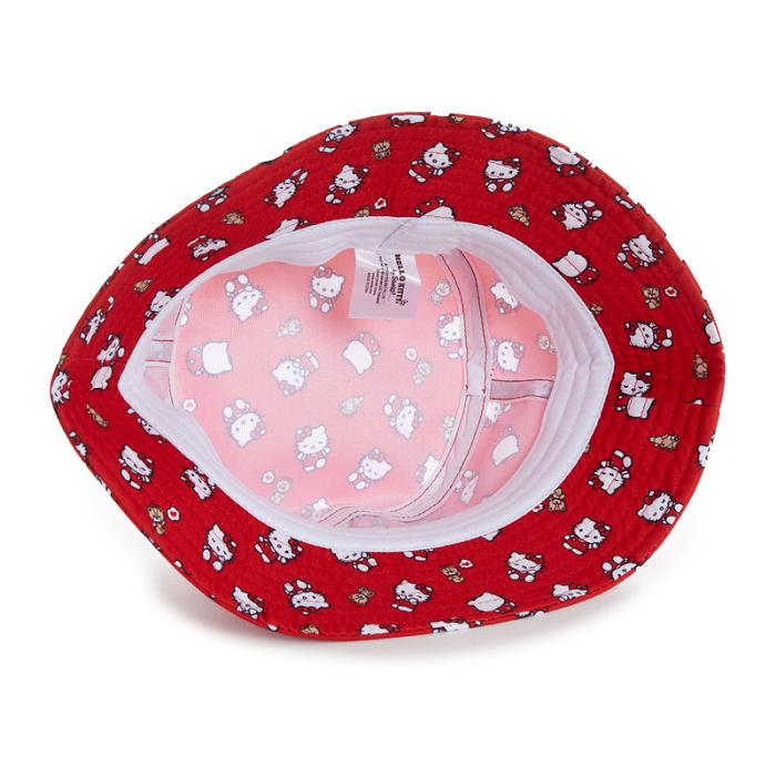 Red Hello Kitty Hello Kitty Kids Bucket Hat (Ruby Red Series) | NZ_HK36936