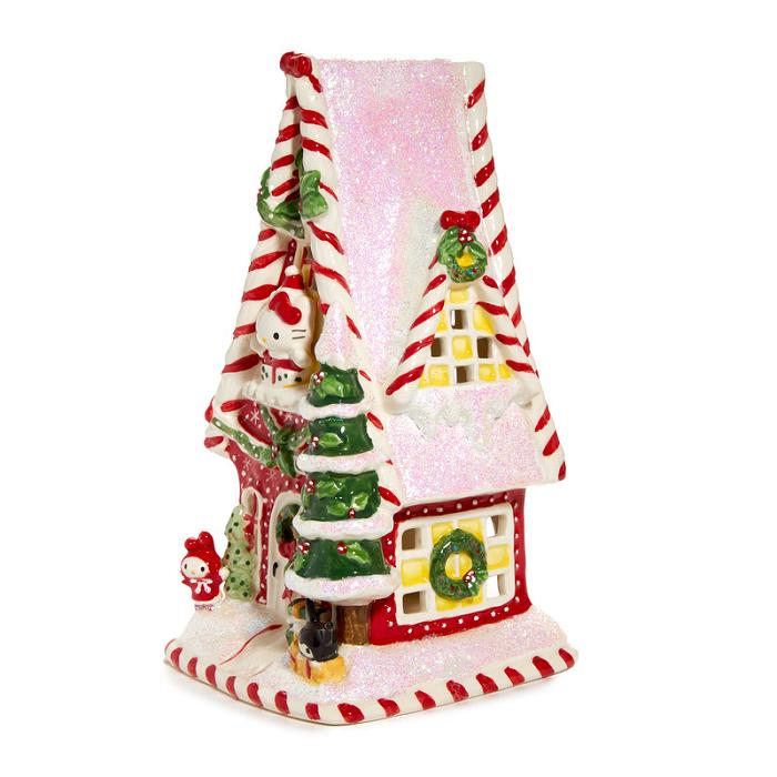 Red Hello Kitty Hello Kitty and Friends Ceramic Holiday Candle House | NZ_HK27609