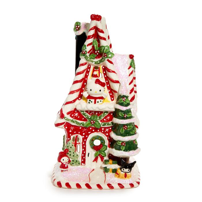 Red Hello Kitty Hello Kitty and Friends Ceramic Holiday Candle House | NZ_HK27609